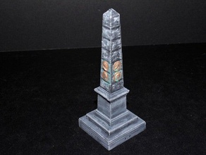 openforge 20 slottsm&oumlllan obelisco giocattolo gioco accessori dnd piastrelle dungeon miniature openforge2 pathfinder rpg da tavolo terreno 3d print model - Mito3D