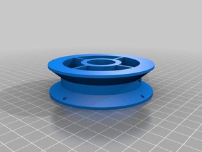 my customized filamentwire spool wheel creator 3d printer accessories 3d print model - Mito3D