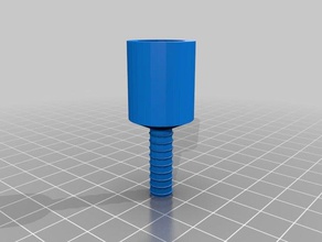 adaptador de 12 mm 7 tubo diy personalizado 3d print model - Mito3D