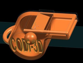 fischietto düdük diğer codi-3d codi3d desibel fischio stebo 3d print model - Mito3D