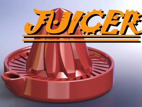 juicer kitchen dining 3dprintable citrus fruit hand tool lemon orange juice 3d print model - Mito3D