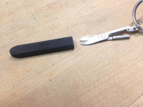 keychain sheath victorinox scissors keychains 3d print model - Mito3D