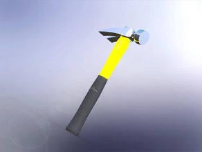 martello concetto di illuminazione 3d la stampa unghia strumento strumenti workshop 3d print model - Mito3D