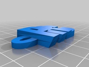 prc llaveros personalizado 3d print model - Mito3D
