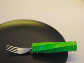 ikea-Gabel-Löffel-handle Küche Essen Besteck ausgestattet ikea hack Silberwaren 3d print model - Mito3D