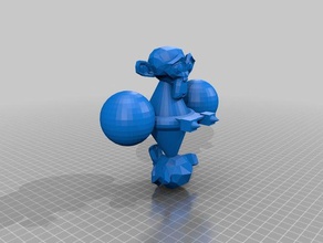 space monkey creatures blender high school regis student project suzanne 3d print model - Mito3D