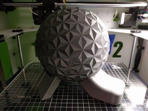 le vaisseau spatial terre, d'un bol de bonbons des bâtiments structures 3d print model - Mito3D