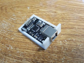 blackcat usb jtag basic case electronics avr programmer reprap 3d print model - Mito3D