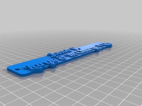 jacoblife llavero llaveros personalizado 3d print model - Mito3D