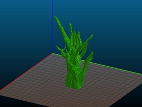 detalhes de alta assustador árvore remix modelos Arte 3d orgânica planta 3d print model - Mito3D
