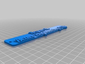 bryan 4 life Schlüsselanhänger angepasst 3d print model - Mito3D