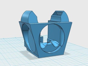40 mm triple fan shroud effector 3d printer parts kossel mini 3d print model - Mito3D