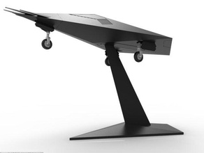 kokarca umutsuz elmas deneysel hayalet uçaklara çalışır araç f-117 avcı lockheed 3d print model - Mito3D