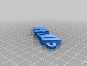 dipark Schlüsselanhänger angepasst 3d print model - Mito3D