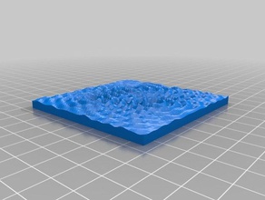 three drops ripples math art customized 3d print model - Mito3D