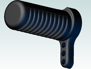 cocker pump hit mod sport outdoors paintball gun handle marker 3d print model - Mito3D