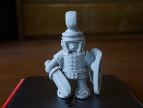 standing roman soldier people fighting model 3d print model - Mito3D