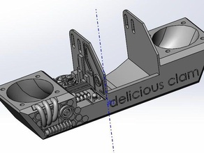 super fan duct ultimaker -- delicious clam 3d printer parts 3d print model - Mito3D