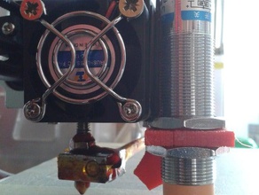 prusa i3 p802m zonestar aliexpress cooling fan holder inductive sensor 18mm 3d printer parts 3d print model - Mito3D