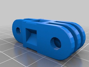 gopro braccio di 30mm la fotocamera personalizzato 3d print model - Mito3D