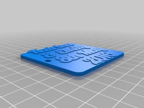 vaftiz etiketi Anahtarlık özelleştirilmiş 3d print model - Mito3D