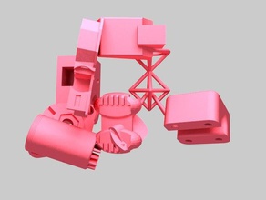 stampabile densità di luce art boolean alimentatore labbra soluzioni unione 3d print model - Mito3D