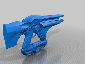 telesto füzyon tüfeği kader tarar kopyaları oyunu silah 3d print model - Mito3D