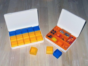 kleine storage-system tool Inhaber - Boxen Veranstalter 3d print model - Mito3D