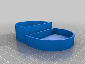 my customized denture retainer mouth guard box containers 3d print model - Mito3D