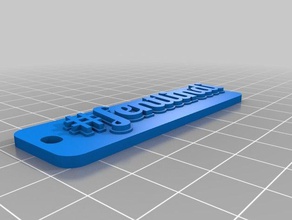 llavero Schlüsselanhänger angepasst 3d print model - Mito3D