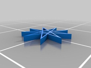 meine individuelle Stern-polygon math Kunst 3d print model - Mito3D