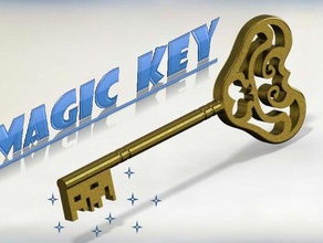 magic key toy game accessories accessory children kids play playset 3d print model - Mito3D