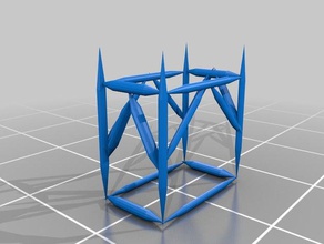 pilastro di ponte travatura reticolare 3d stampa 3d print model - Mito3D