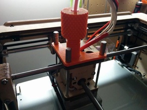la fixation de l'établissement bowden sur l'en-tête 3d les imprimantes 3d print model - Mito3D