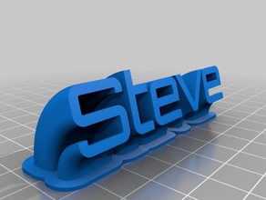 steve office customized 3d print model - Mito3D