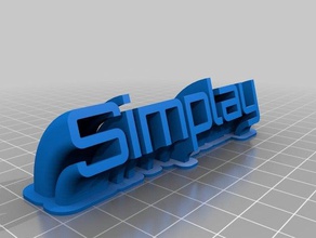 simplay office customized 3d print model - Mito3D