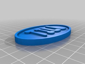 simple nom de balise des signes logos 3d print model - Mito3D