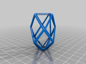 tüplü kristal vazo sanat 3d print model - Mito3D
