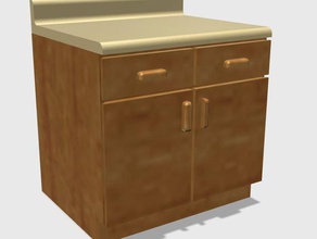 kitchen suite model furniture 3d print model - Mito3D