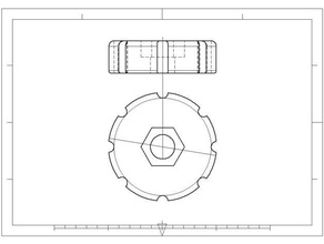 Bett level fine-tuning-Einstellung 3d Drucker Teile 3d print model - Mito3D