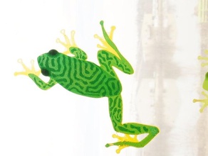 treefrog window climber toys games filaflex flexible flexion ninjaflex rubber 3d print model - Mito3D