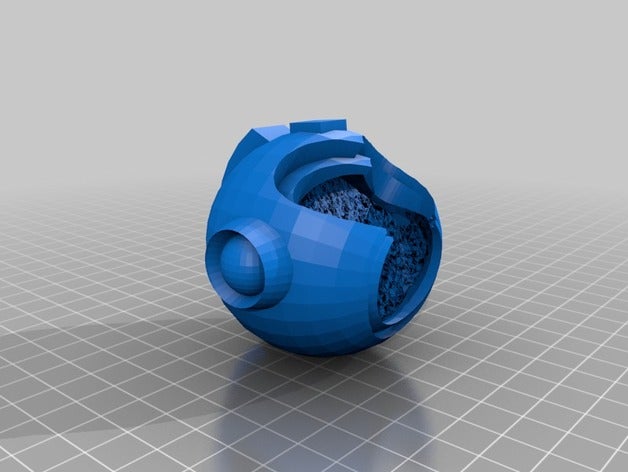 megaman helmet 3d printing 3D print model - Mito3D