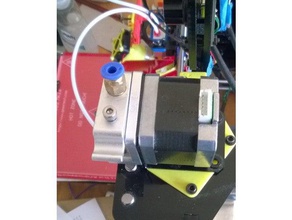 plaka bowden alanında montaj geeetech prusa i3 step 3d yazıcı parçaları 3d print model - Mito3D