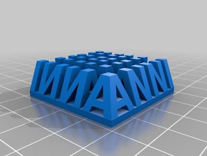 anni esculturas personalizado 3d print model - Mito3D