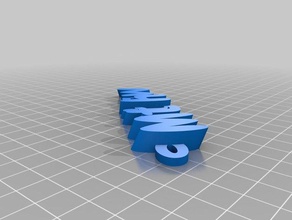 il mio matteo personalizzato iamburnystext nome keyfob portachiavi organizzazione 3d print model - Mito3D