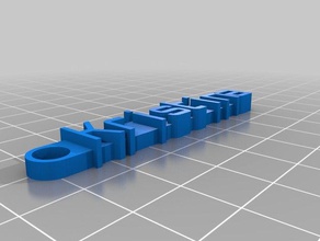 kris mas organizzazione personalizzato 3d print model - Mito3D