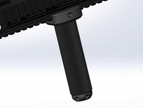 airsoft tactical front grip 3d printing 3d print model - Mito3D