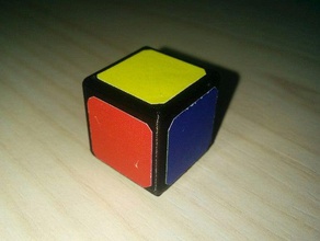 1x1x1 rubiks cube rompecabezas 3d print model - Mito3D