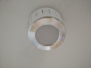 plafond spot-support de lampe ménage 3d print model - Mito3D
