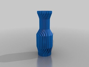 linearcog arredamento twisted vaso 3d print model - Mito3D